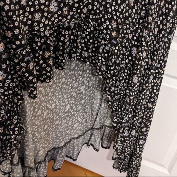 MAXI dress floral ditsy calico floral print Small @V - Picture 10 of 11